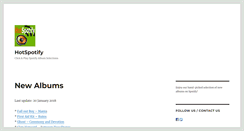 Desktop Screenshot of hotspotify.com