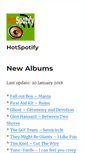 Mobile Screenshot of hotspotify.com